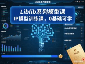 Liblib系列模型课,IP模型训练课,0基础可学-开心分享网