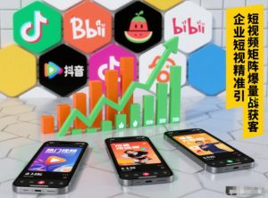 企业短视频精准引流矩阵获客，短视频矩阵爆量战法-开心分享网