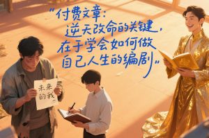 付费文章:逆天改命的关键,在于学会如何做自己人生的编剧-开心分享网