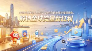 全球IP嘉年华·香港站｜跨平台跨地域IP变现峰会，解锁全球流量新红利-开心分享网