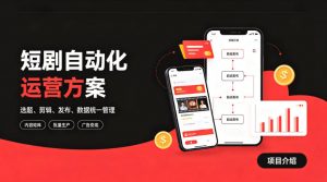 快手全自动短剧矩阵项目｜自动化分发，流量持续变现【揭秘】-开心分享网