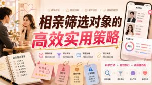 付费文章:相亲筛选对象的高效实用策略-开心分享网