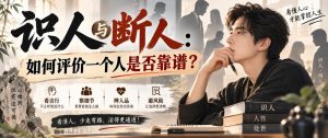 付费文章:识人与断人:如何评价一个人是否靠谱?-开心分享网