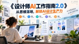 《设计师AI工作指南2.0》从思维落地-无水印,解锁AI设计生产力-开心分享网