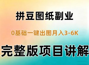 AI拼豆图纸副业,0基础AI一键出图,零库存零发货,1部手机月入3k+详细拆解-开心分享网